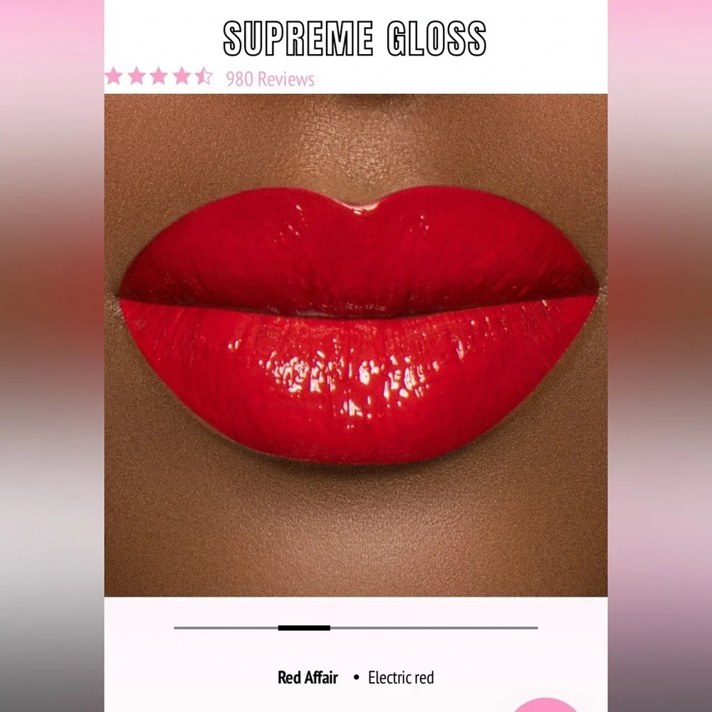 Jeffree Star Supreme Lip Gloss in Red Affair, NEW!